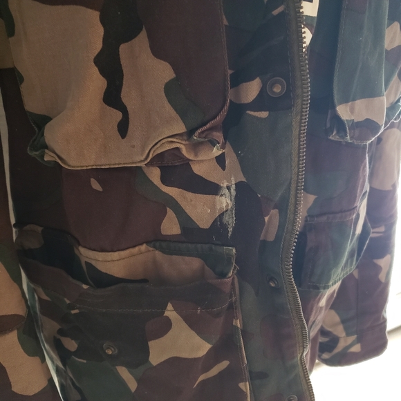 Men's Punk Royal Denim Camouflage Jacket - size S - Picture 5 of 7